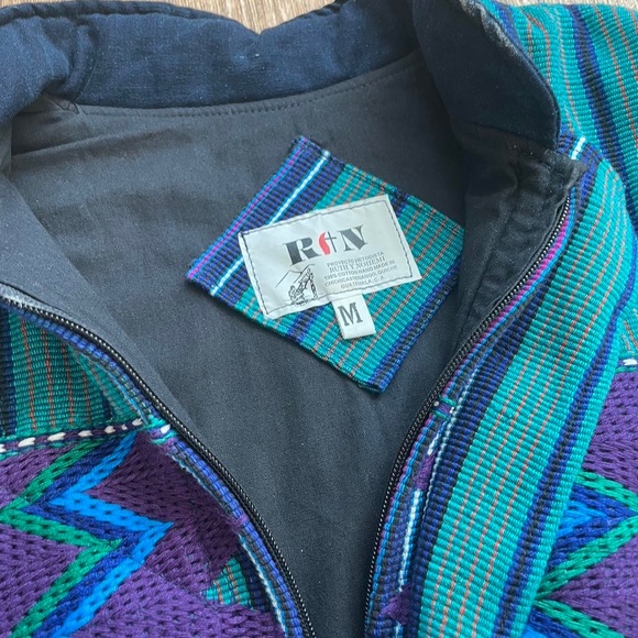 Vintage Bomber Jacket with embroidered and knit detail - Picture 5 of 5